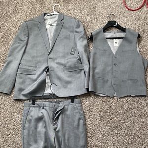 Express mens 3 piece suit, never worn